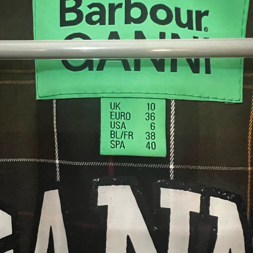 SOLD Ganni x Barbour Leopard Jacket - Picture 7 of 11